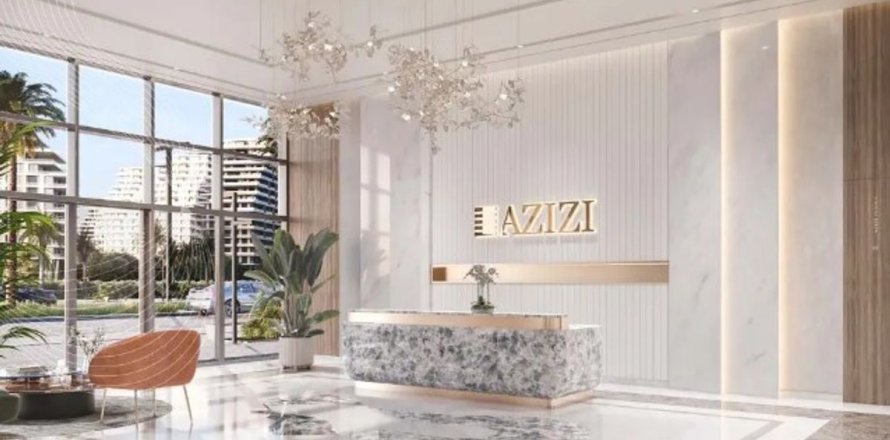 Квартира в AZIZI VENICE в Дубае, 1 спальня, 65.1м², № 27029