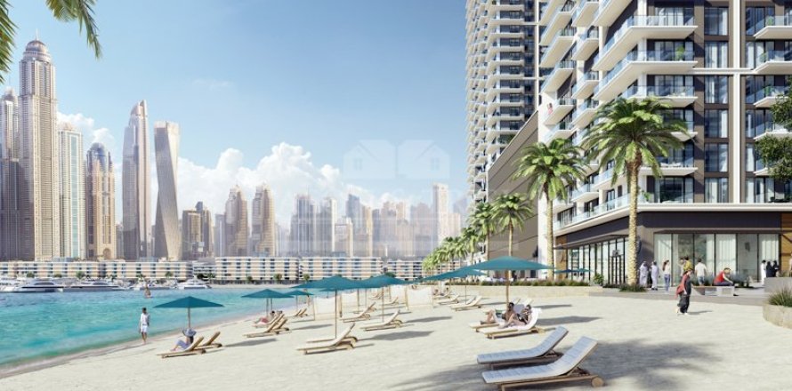 Apartamento en EMAAR Beachfront, Dubai Harbour, Dubai, 3 dormitorios, 157 m², № 61307