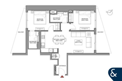 Купить квартиру в Nadd Al Sheba, Дубай: 2 спальни, 96м², № 99034 - фото 9