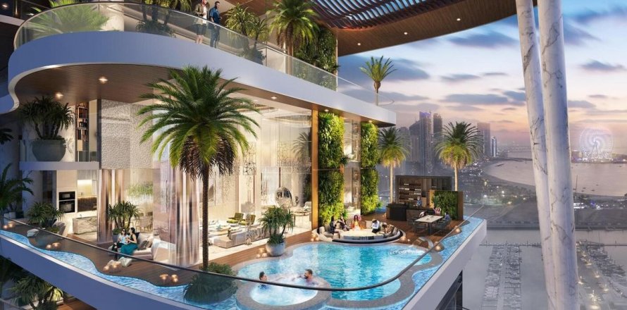 Penthouse in Dubai Harbour, Dubai 4 bedrooms, 562.9 sq.m. № 40585