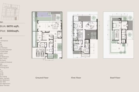 Villa à Meydan, Dubai, 5 chambres, 557 m², № 103483 - photo 13