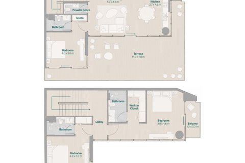 Appartement à Dubai, 1 chambre, 80 m², № 103553 - photo 11