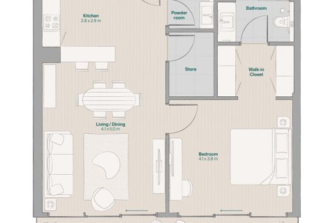Appartement à Dubai, 1 chambre, 80 m², № 103553 - photo 3