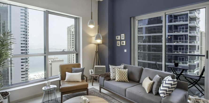 Квартира в BAY CENTRAL в Дубай Марине, Дубай, 1 спальня, 65.8м², № 30562