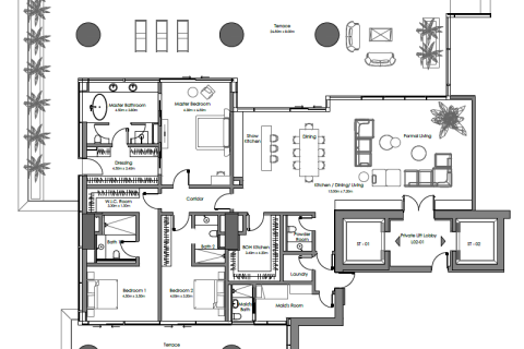 Apartamento en Business Bay, Dubai, 3 dormitorios, 397 m², № 92542 - foto 13