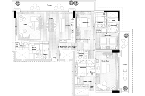 Apartment in Al Barsha, Dubai 1 bedroom, 104 sq.m. № 92485 - photo 7