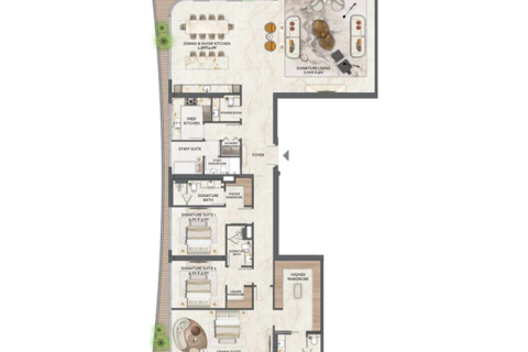 Apartment in Downtown Dubai (Downtown Burj Dubai), Dubai 3 bedrooms, 384 sq.m. № 92484 - photo 7