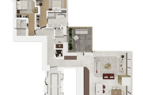Apartment in Business Bay, Dubai 2 bedrooms, 204 sq.m. № 92495 - photo 5