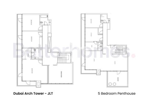 Penthouse in Jumeirah Lake Towers, Dubai 5 bedrooms, 333 sq.m. № 21504 - photo 21
