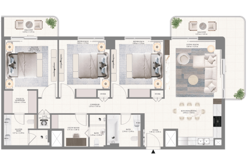 Apartment in Pier Point in Mina Rashid, Dubai 1 bedroom, 72 sq.m. № 103916 - photo 12