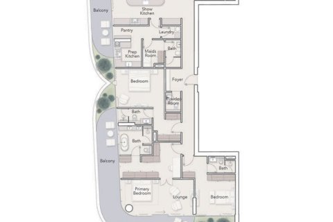 Penthouse in OCEAN HOUSE in Palm Jumeirah, Dubai 5 bedrooms, 1304 sq.m. № 103928 - photo 11