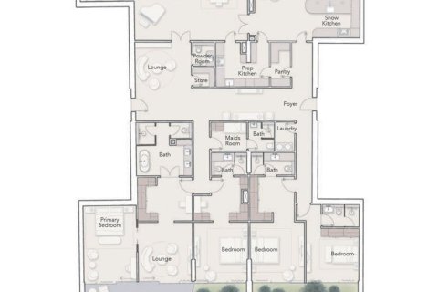 Penthouse in OCEAN HOUSE in Palm Jumeirah, Dubai 5 bedrooms, 1304 sq.m. № 103928 - photo 3