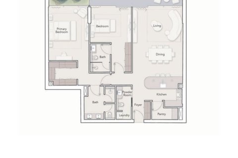 Penthouse in OCEAN HOUSE in Palm Jumeirah, Dubai 5 bedrooms, 1304 sq.m. № 103928 - photo 10