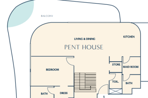 Apartamento en Beach Walk 3 en Dubai, 1 dormitorio, № 103918 - foto 19