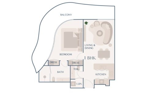 Apartamento en Beach Walk 3 en Dubai, 1 dormitorio, № 103918 - foto 17