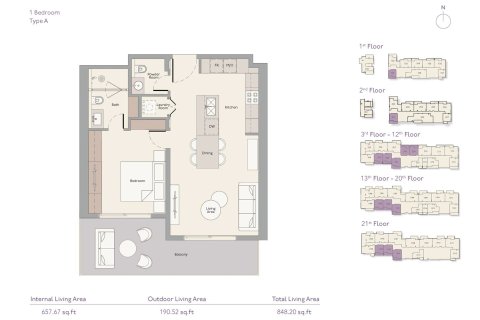 Apartment in Mohammed Bin Rashid City, Dubai 4 bedrooms, 286 sq.m. № 103927 - photo 4