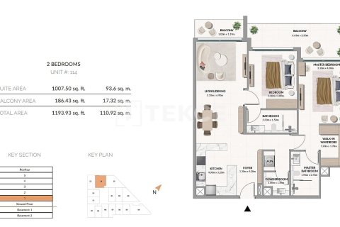 Apartment in Meydan, Dubai 1 bedroom, 70 sq.m. № 50501 - photo 24