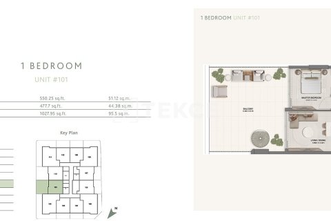 Apartment in Meydan, Dubai 2 bedrooms, 100 sq.m. № 50504 - photo 20