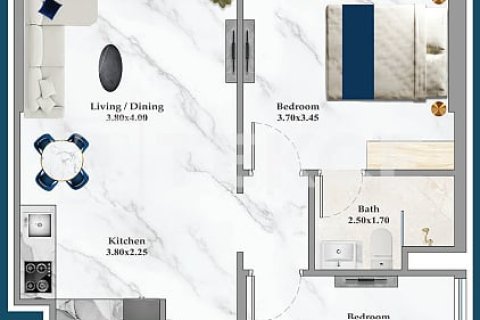 شقة في Dubai Silicon Oasis, دبي 2 غرف نوم, 74 م² رقم 11343 - صورة 28