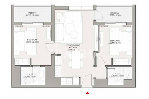 Apartment in Sobha Hartland, Mohammed Bin Rashid City, Dubai 2 bedrooms, 75 sq.m. № 105157 - photo 3