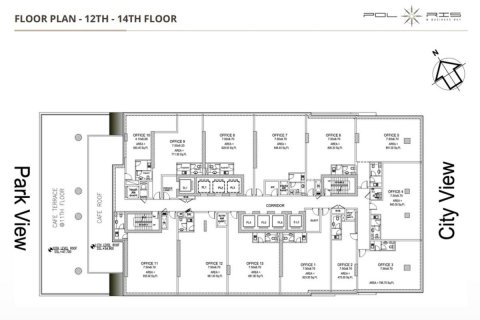 Bureau à Business Bay, Dubai, 79.5 m², № 9571 - photo 9