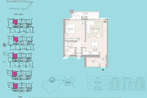 Apartment in Bluewaters, Dubai 1 bedroom, 85.1 sq.m. № 13336 - photo 11