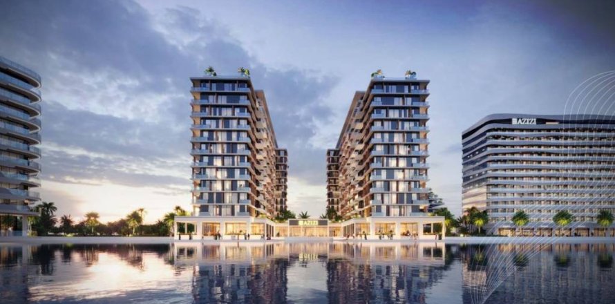 Квартира в AZIZI VENICE в Дубае, 2 спальни, 141.59м², № 31227