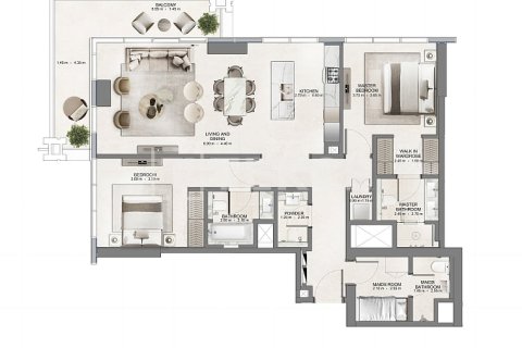 Apartamento en Dubai, 3 dormitorios, 189 m², № 95379 - foto 26