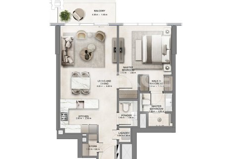 Apartamento en Dubai, 3 dormitorios, 189 m², № 95379 - foto 24