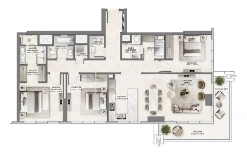 Apartamento en Dubai, 3 dormitorios, 189 m², № 95379 - foto 27