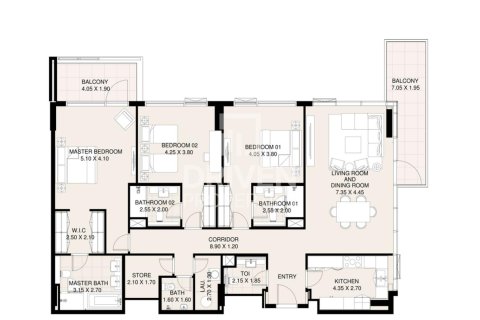 Apartamento en Al Wasl, Dubai, 3 dormitorios, 195 m², № 20271 - foto 25