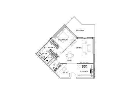 Appartement à DAMAC Hills (Akoya by DAMAC), Dubai, 1 chambre, 91 m², № 77430 - photo 14