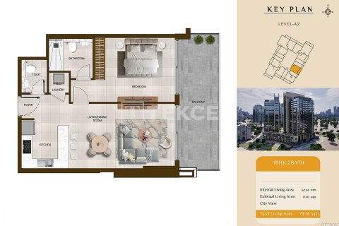 Apartment in Arjan, Dubai 2 bedrooms, 132 sq.m. № 96672 - photo 21