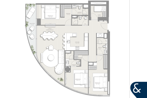 Appartement à Sheikh Zayed Road, Dubai, 2 chambres, 117 m², № 74699 - photo 15