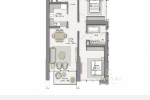 Apartamento en Downtown Dubai (Downtown Burj Dubai), Dubai, 2 dormitorios, 113 m², № 84439 - foto 21
