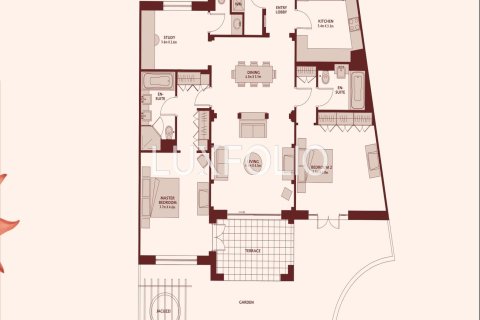 Apartment in Downtown Dubai (Downtown Burj Dubai), Dubai 2 bedrooms, 205 sq.m. № 45755 - photo 16