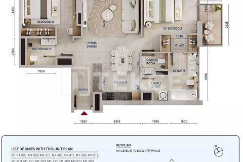 Apartment in Dubai 1 bedroom, 61 sq.m. № 96673 - photo 17