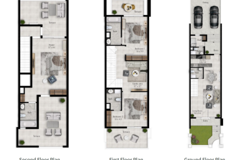 Townhouse in Jumeirah Village Circle, Dubai 3 bedrooms, 295 sq.m. № 92310 - photo 2