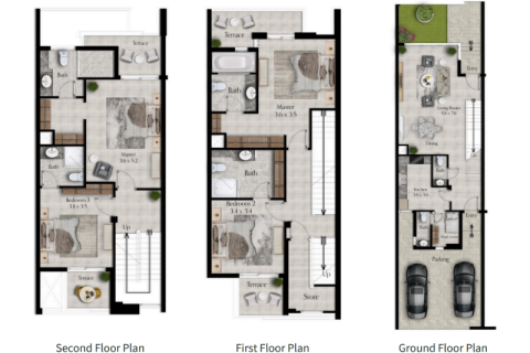 Townhouse in Jumeirah Village Circle, Dubai 3 bedrooms, 295 sq.m. № 92310 - photo 3