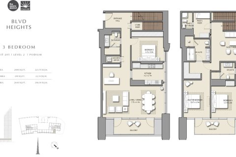 Apartment in BLVD HEIGHTS in Downtown Dubai (Downtown Burj Dubai), Dubai 1 bedroom, 78 sq.m. № 103971 - photo 9