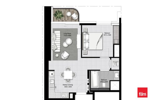 Apartment in Dubai Harbour, Dubai 1 bedroom, 59.1 sq.m. № 14306 - photo 21