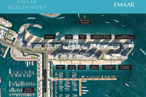 Appartement à EMAAR Beachfront, Dubai Harbour, Dubai, 1 chambre, 68 m², № 73841 - photo 11