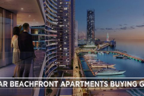 Купить квартиру в EMAAR Beachfront, Dubai Harbour, Дубай: 3 спальни, 208м², № 61260 - фото 1