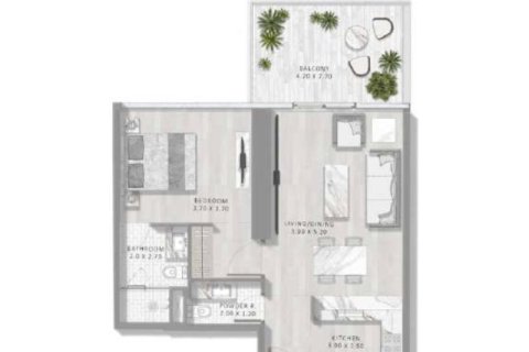 Apartment in Business Bay, Dubai 69 sq.m. № 92357 - photo 7