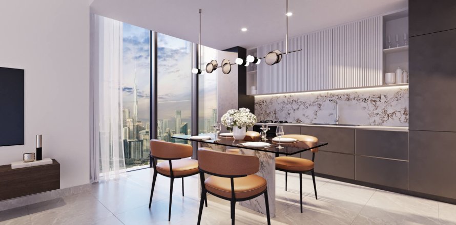 Квартира в PENINSULA FOUR THE PLAZA в Бизнес-Бэе, студия, 46.71м², № 31504