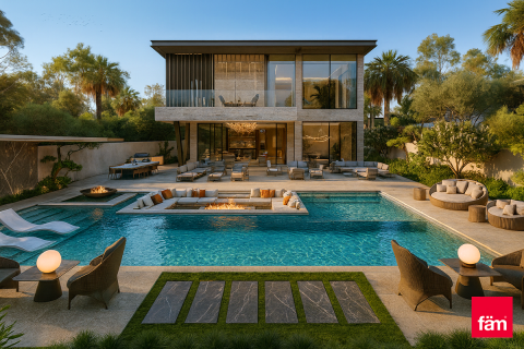 Купить виллу в Al Furjan, Дубай: 5 спален, 1240.2м², № 42991 - фото 1