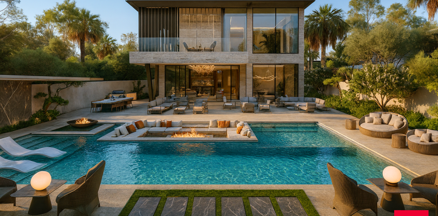 Вилла в Al Furjan, Дубай, 5 спален, 1240.2м², № 42991