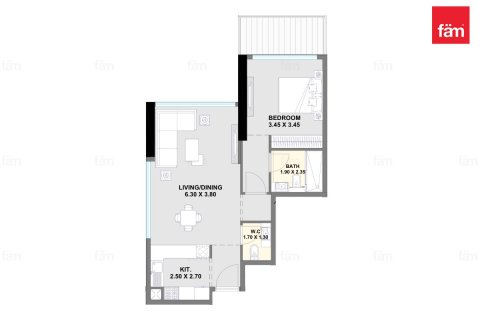 Apartment in Dubai 1 bedroom, 72.1 sq.m. № 40320 - photo 13