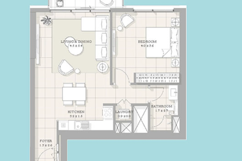 Apartamento en Bluewaters, Dubai, 1 dormitorio, 74 m², № 3603 - foto 1