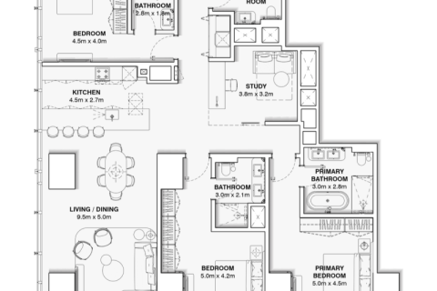 Apartment in Sheikh Zayed Road, Dubai 1 bedroom, 73 sq.m. № 92570 - photo 8